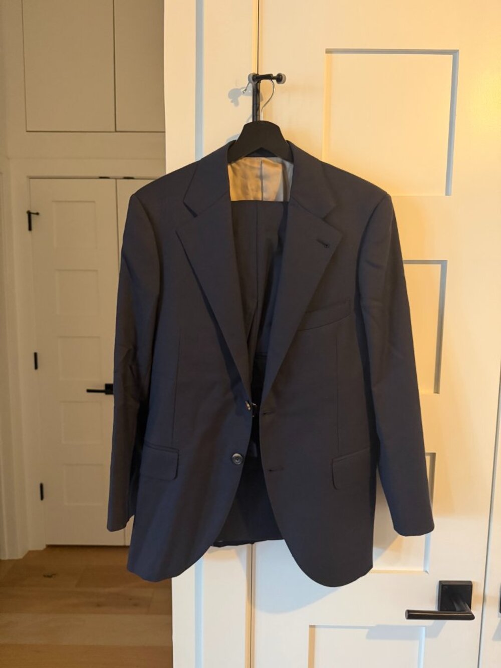 The Anthology Tailored Navy Suit – Holland & Sherry Savile Row Fabric – $399